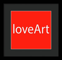 loveArt - Framed Print