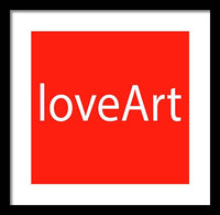 loveArt - Framed Print