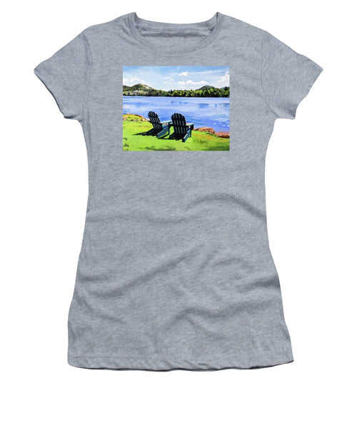 Mirror Lake Lake Placid New York - Women's T-Shirt