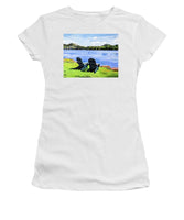 Mirror Lake Lake Placid New York - Women's T-Shirt