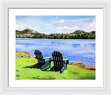 Mirror Lake Lake Placid New York - Framed Print