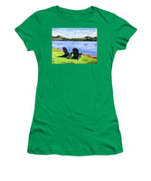 Mirror Lake Lake Placid New York - Women's T-Shirt