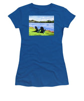 Mirror Lake Lake Placid New York - Women's T-Shirt