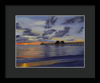 Naples Pier Naples Florida - Framed Print