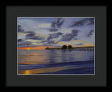 Naples Pier Naples Florida - Framed Print