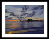 Naples Pier Naples Florida - Framed Print