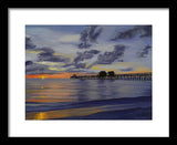 Naples Pier Naples Florida - Framed Print