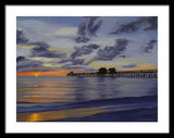 Naples Pier Naples Florida - Framed Print