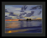 Naples Pier Naples Florida - Framed Print