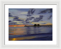 Naples Pier Naples Florida - Framed Print