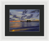 Naples Pier Naples Florida - Framed Print