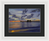 Naples Pier Naples Florida - Framed Print