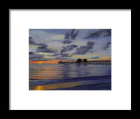 Naples Pier Naples Florida - Framed Print