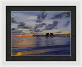 Naples Pier Naples Florida - Framed Print