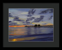 Naples Pier Naples Florida - Framed Print