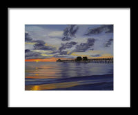 Naples Pier Naples Florida - Framed Print