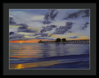 Naples Pier Naples Florida - Framed Print