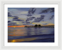 Naples Pier Naples Florida - Framed Print