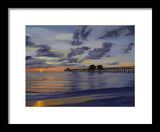 Naples Pier Naples Florida - Framed Print