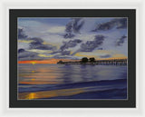 Naples Pier Naples Florida - Framed Print