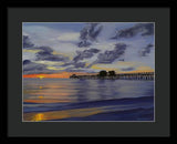 Naples Pier Naples Florida - Framed Print