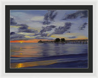 Naples Pier Naples Florida - Framed Print