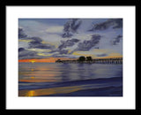 Naples Pier Naples Florida - Framed Print