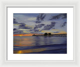 Naples Pier Naples Florida - Framed Print