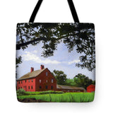 Nathan Hale Homestead Coventry Connecticut - Tote Bag