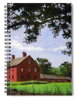 Nathan Hale Homestead Coventry Connecticut - Spiral Notebook