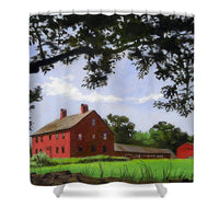 Nathan Hale Homestead Coventry Connecticut - Shower Curtain