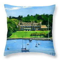 New York Yacht Club Newport Rhode Island - Throw Pillow