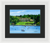 New York Yacht Club Newport Rhode Island - Framed Print