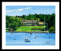 New York Yacht Club Newport Rhode Island - Framed Print