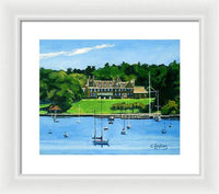 New York Yacht Club Newport Rhode Island - Framed Print