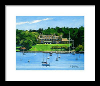 New York Yacht Club Newport Rhode Island - Framed Print