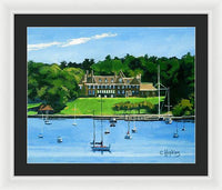 New York Yacht Club Newport Rhode Island - Framed Print