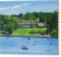 New York Yacht Club Newport Rhode Island - Wood Print