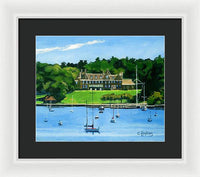 New York Yacht Club Newport Rhode Island - Framed Print