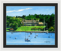 New York Yacht Club Newport Rhode Island - Framed Print