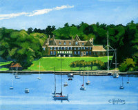 New York Yacht Club Newport Rhode Island - Art Print