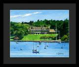 New York Yacht Club Newport Rhode Island - Framed Print