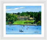 New York Yacht Club Newport Rhode Island - Framed Print