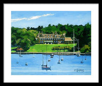 New York Yacht Club Newport Rhode Island - Framed Print