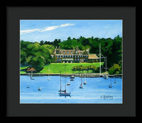 New York Yacht Club Newport Rhode Island - Framed Print