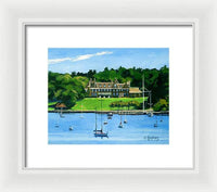 New York Yacht Club Newport Rhode Island - Framed Print