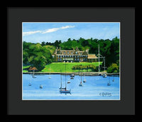 New York Yacht Club Newport Rhode Island - Framed Print