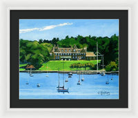 New York Yacht Club Newport Rhode Island - Framed Print