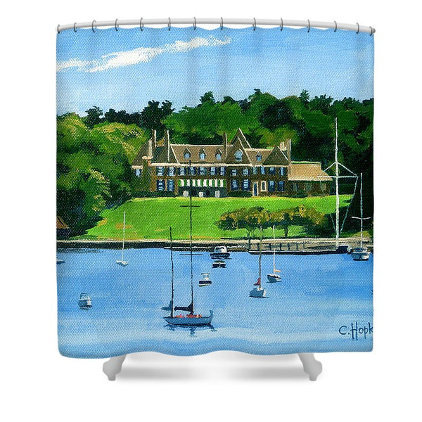 New York Yacht Club Newport Rhode Island - Shower Curtain