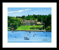 New York Yacht Club Newport Rhode Island - Framed Print